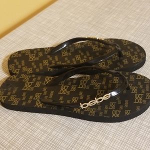 Bebe Flip Flops NWOT
